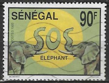 Senegal 1994 - Yvert 1059 - S.O.S. Olifanten - 90 F. (ST)
