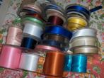 597 mètres de ruban double face satin luxe., Ophalen of Verzenden, Nieuw, Lint, Band of Elastiek