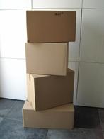 Pakket 25 of 50 verhuisdozen verschillende maten, Doe-het-zelf en Bouw, Kratten en Dozen, Ophalen, Gebruikt, Doos