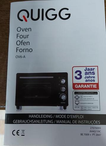 Losstaand oventje beschikbaar voor biedingen