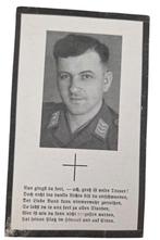 fallshimjager bidprentje in nette staat, Verzamelen, Militaria | Tweede Wereldoorlog, Verzenden