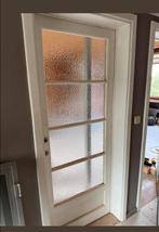 IK ZOEK oude deur met glas, Ophalen, Glas