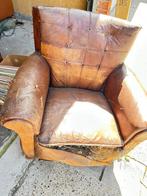 Club zetel vintage, Antiek en Kunst, Antiek | Meubels | Stoelen en Sofa's, Ophalen