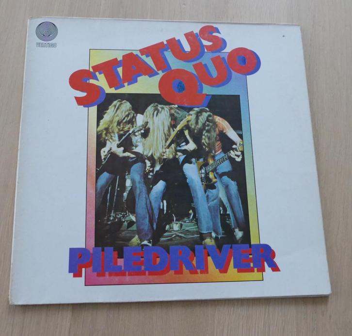 LP  Status Quo ‎– Piledriver, Cd's en Dvd's, Vinyl | Rock, Gebruikt, Poprock, 12 inch, Ophalen of Verzenden
