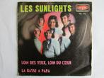 les sunlights : Loin des yeux, loin du coeur. 1971, Cd's en Dvd's, Gebruikt, 7 inch, Single, Ophalen of Verzenden