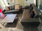 Salon (kalfsleder), Huis en Inrichting, Ophalen, Zo goed als nieuw, Metaal, Design