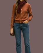 River Woods cardigan viscose/wol/kasjmier maat S, Kleding | Dames, Bruin, River Woods, Ophalen of Verzenden, Zo goed als nieuw