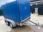 Gesloten Aanhagwagen 255x125 hoogte 150 ongeremd 750kg, Auto diversen, Aanhangers en Bagagewagens, Ophalen