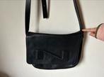 Nathan Crossbody tas, Handtassen en Accessoires, Tassen | Schoudertassen, Zwart, Zo goed als nieuw, Leer, Ophalen