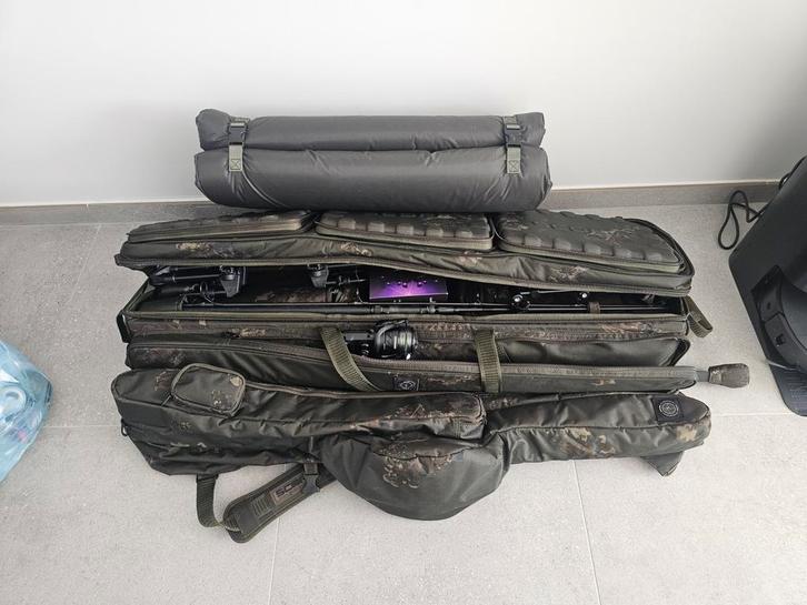 Karperset (Delkim, Nash, Avid), Watersport en Boten, Hengelsport | Karpervissen, Zo goed als nieuw, Complete set, Ophalen