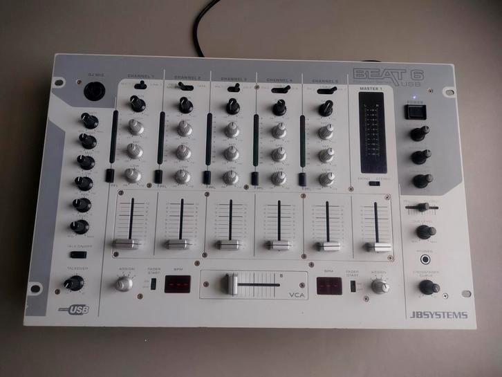 Mixeur USB JB Systems BEAT 6, Musique & Instruments, Tables de mixage, Utilisé, 5 à 10 canaux, Entrée micro, Enlèvement ou Envoi