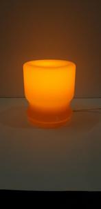 Vintage table lamp orange 1960's., Ophalen of Verzenden