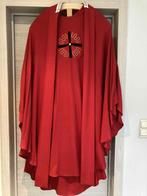 Rode kazuifel met stola, Antiek en Kunst, Ophalen of Verzenden