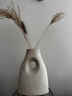 Vase deco blanc - type beton, Ophalen, Zo goed als nieuw