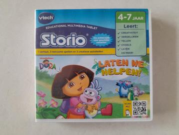 V-tech storio Dora game, Enlèvement ou Envoi, 1 joueur, Comme neuf, À partir de 3 ans