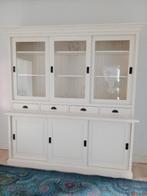 kast landelijk wit - als nieuw, Huis en Inrichting, Kasten | Buffetkasten, Ophalen, Met deur(en), 200 cm of meer, Grenenhout
