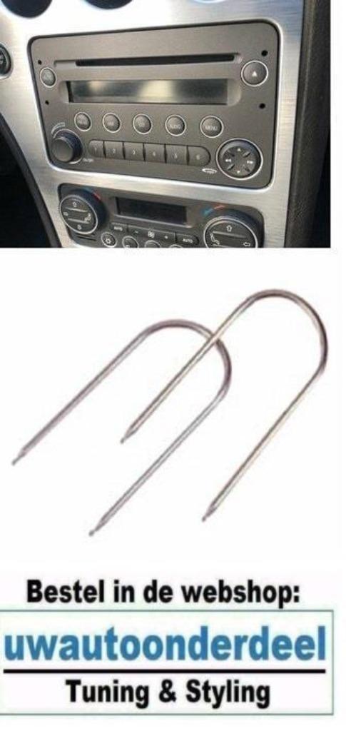 Radio Cd Demontage Sleutel Tool Beugel Aux Alfa Romeo Mito, Auto diversen, Tuning en Styling, Verzenden