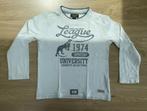 prachtige witte longsleeve chips en cheps maat 116, Ophalen of Verzenden, Zo goed als nieuw, Jongen, Shirt of Longsleeve
