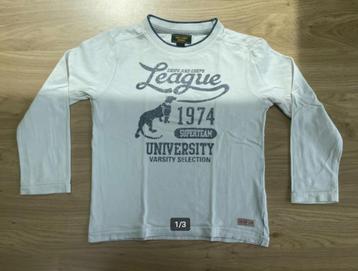 prachtige witte longsleeve chips en cheps maat 116 beschikbaar voor biedingen