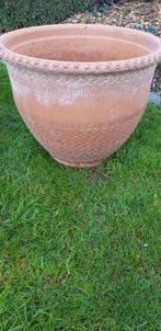 Mooie  vorstbestendige  terracotta  bloempot, Tuin en Terras, Bloempotten, Ophalen, Zo goed als nieuw, Terracotta