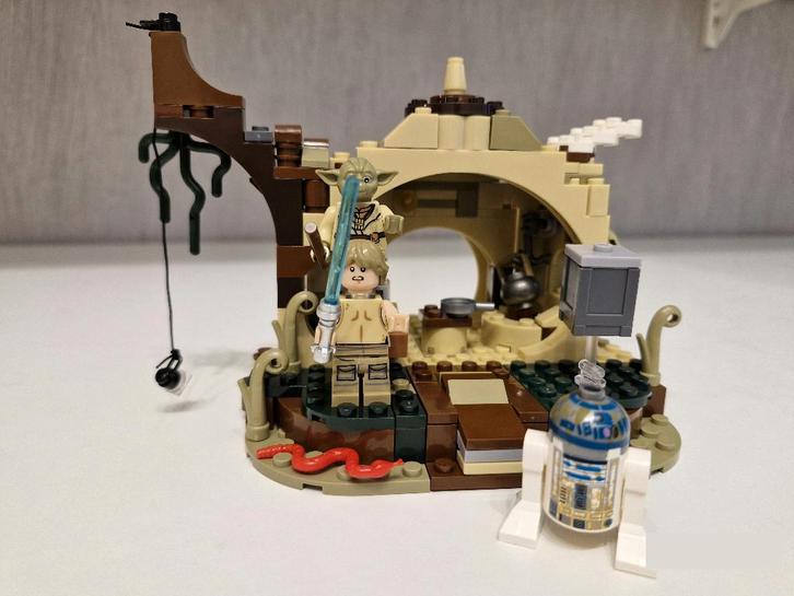 Star Wars - Yoda's Hut (Geen Lego), Kinderen en Baby's, Speelgoed | Duplo en Lego, Zo goed als nieuw, Lego, Complete set, Ophalen of Verzenden