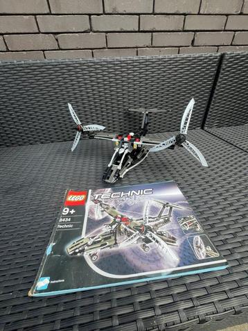 LEGO TECHNIC 8434 - Vliegtuig, Enlèvement ou Envoi, Utilisé, Ensemble complet, Lego