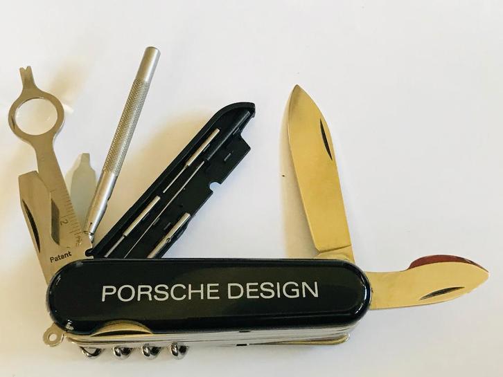 WENGER PORSCHE DESIGN MINATHOR BERGEON NOIRE, Caravanes & Camping, Outils de camping, Comme neuf, Enlèvement ou Envoi