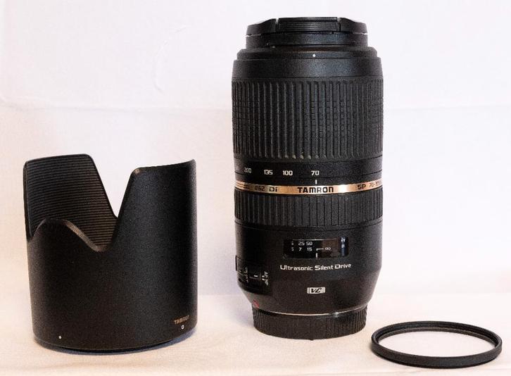 Tamron SP 70-300mm f/4-5.6 Di VC USD (Canon EF), Audio, Tv en Foto, Foto | Lenzen en Objectieven, Zo goed als nieuw, Telelens