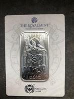 UK Mint - Germania Mint - Odin - 1 oz silver bar coincard, Ophalen of Verzenden, Zilver