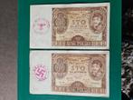 2x 100 zloty Polen set,Duitsland bezet, Postzegels en Munten, Ophalen of Verzenden, Duitsland, Setje