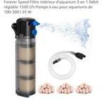 Aquarium filtre interne 3 étages, Enlèvement