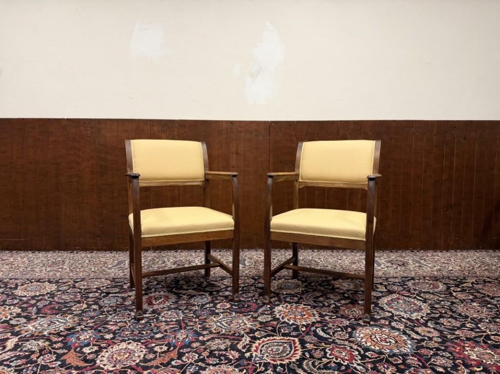 Set Klassiek Engelse Stoelen Bureaustoelen, Antiquités & Art, Antiquités | Bureau & Affaires, Enlèvement ou Envoi