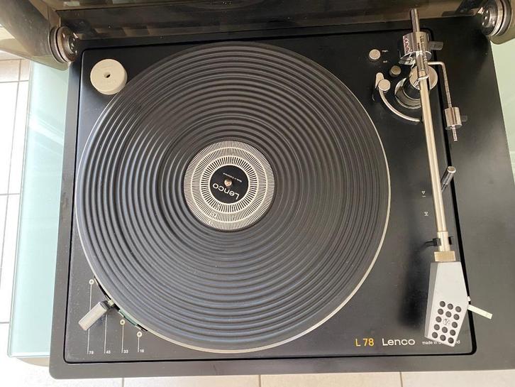 Lenco L78 met Stofkap in zeer goede staat., Audio, Tv en Foto, Platenspelers, Zo goed als nieuw, Platenspeler, Ophalen