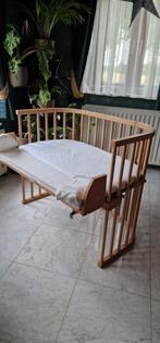 Lit bébé avec lit double avec rallonge en bois et matelas, Enlèvement