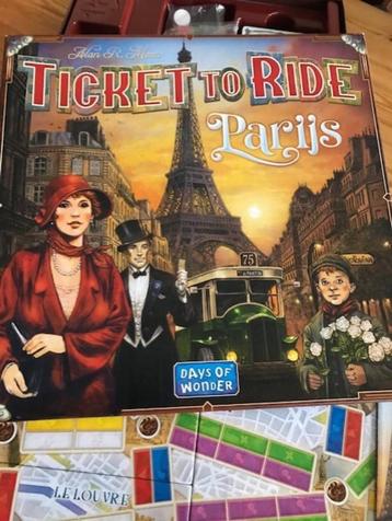 Ticket to ride Parijs (nieuw bordspel) beschikbaar voor biedingen