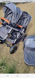 Pericles Duo wandelwagen 1GO2 Tweed, Duowagen, Zo goed als nieuw, Ophalen, Kinderwagen