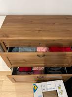 Kledingkast bruin met brede opslagruimte (2 schuiflades), Antiek en Kunst, Ophalen