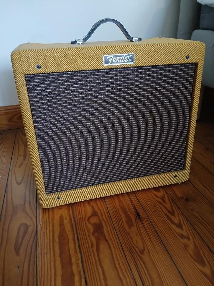 Fender Blues Junior Lacquered Tweed LTD, Muziek en Instrumenten, Versterkers | Bas en Gitaar, Zo goed als nieuw, Gitaar, Minder dan 50 watt