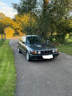 BMW e34 535i, Auto's, Achterwielaandrijving, 3500 cc, Blauw, Leder