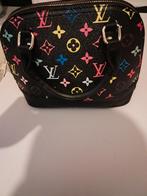 Sac à main femme noir motifs multicolores, style luxe, Bijoux, Sacs & Beauté, Neuf, Autres marques, Cuir, Enlèvement ou Envoi