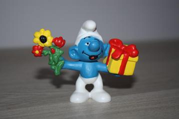geschenk smurf , Schleich 1978 , Peyo , als nieuw beschikbaar voor biedingen