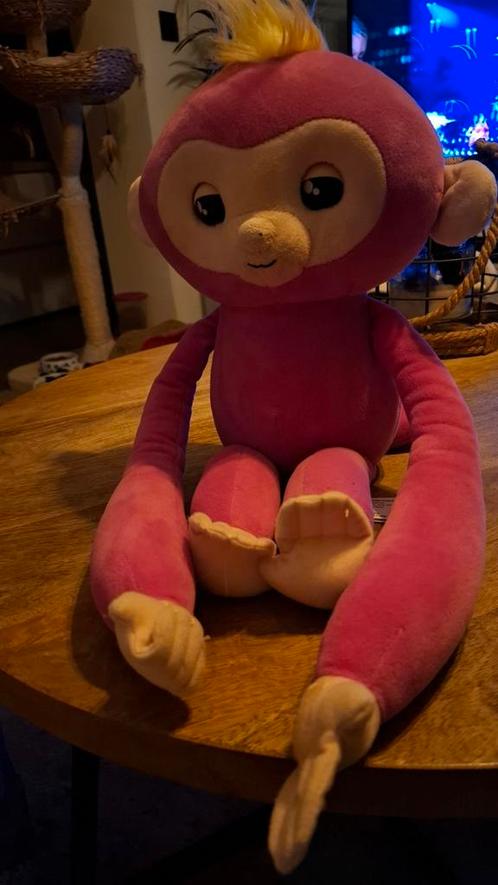 Fingerlings interactie aap, Kinderen en Baby's, Speelgoed | Knuffels en Pluche, Zo goed als nieuw, Ophalen of Verzenden