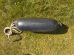 Fender zwart maat 15 x 58, Ophalen, Gebruikt, Ankeren en Afmeren, Zeilboot of Motorboot