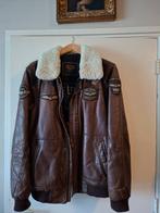 lederen bomber jas. NIEUWSTAAT--maat L--, Kleding | Heren, Maat 52/54 (L), Bruin, Ophalen of Verzenden, Zo goed als nieuw