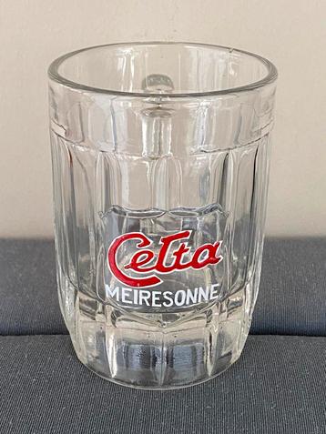 Bierpot brouwerij MEIRESONNE Gent emaille, Enlèvement ou Envoi, Comme neuf, Verre ou Verres