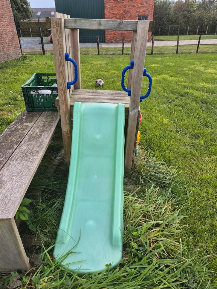 Speel/klim toestel, Kinderen en Baby's, Speelgoed | Buiten | Speeltoestellen, Gebruikt, Glijbaan, Klimwand, Ophalen