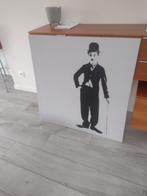 Kader charlie chaplin, Huis en Inrichting, Ophalen, Overige materialen, Gebruikt, 75 tot 100 cm
