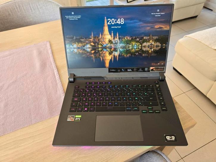 Asus ROG Strix Gaming Laptop, Computers en Software, Windows Laptops, Zo goed als nieuw, 15 inch, SSD, 3 tot 4 Ghz, 16 GB, Azerty