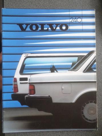 Volvo 240 Berline & Break 1986 Brochure beschikbaar voor biedingen