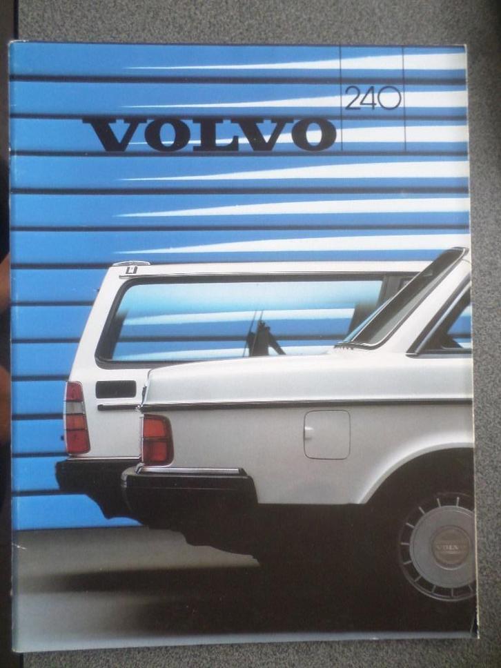 Volvo 240 Berline & Break 1986 Brochure, Boeken, Auto's | Folders en Tijdschriften, Volvo, Ophalen